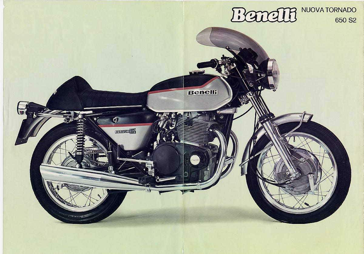Мотоцикл Benelli 650 Tornado S2 1973 фото