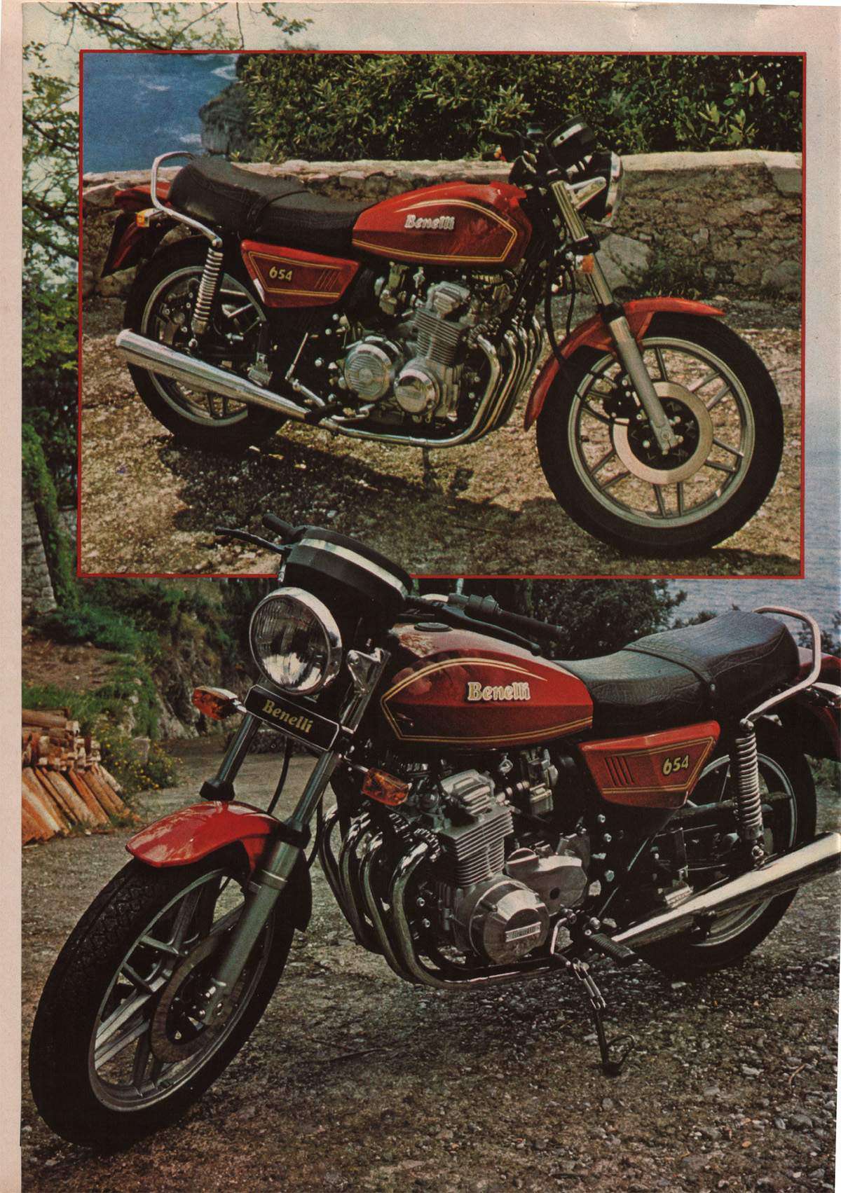 Мотоцикл Benelli 654 Quattro 1980