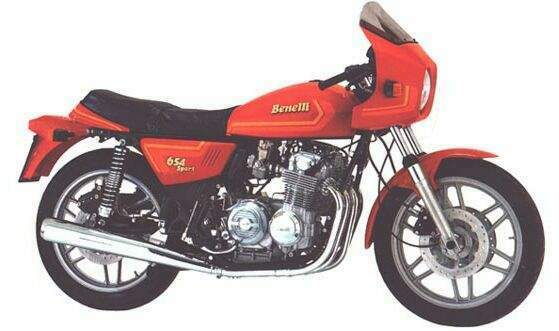 Мотоцикл Benelli 654 Sport 1982 фото