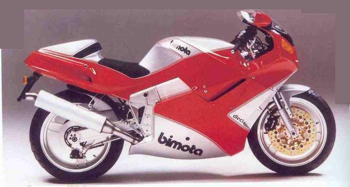 Мотоцикл Bimota YB10 Dieci 1990