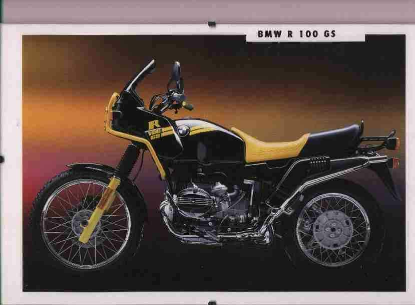 Мотоцикл BMW R 100GS 1990