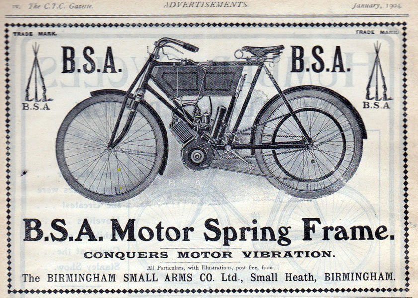 Мотоцикл BSA A 1921