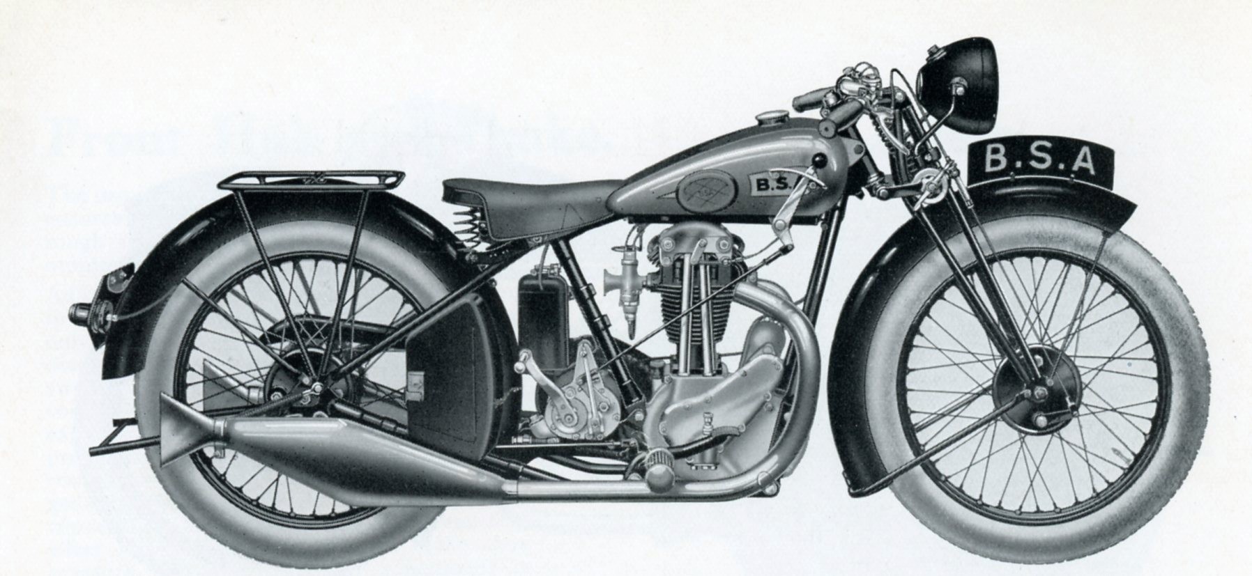 Мотоцикл BSA B 30 1930