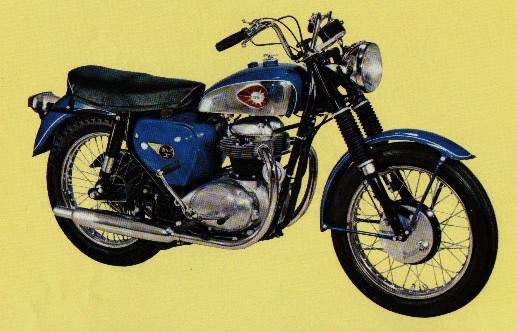 Мотоцикл BSA hunderbolt 1964