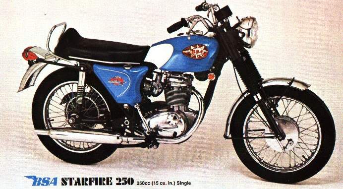 Мотоцикл BSA tarfire 1968