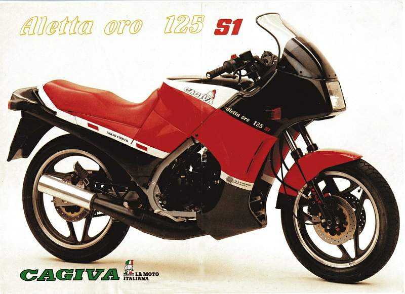 Мотоцикл Cagiva Aletta Oro S1 125 1985