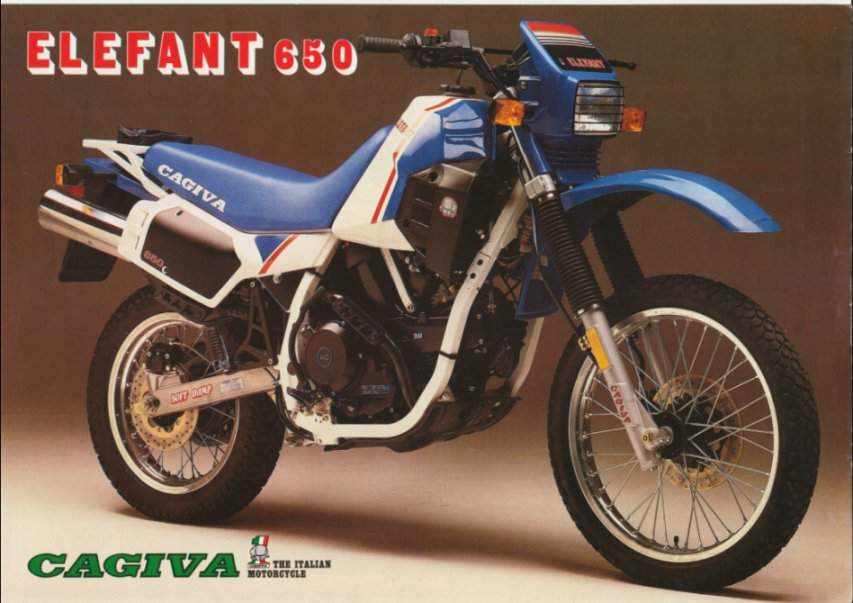 Мотоцикл Cagiva Elefant 650 1985