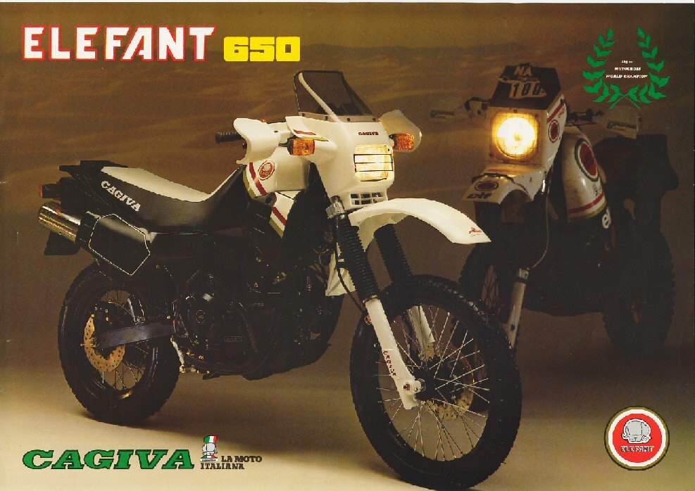 Мотоцикл Cagiva Elefant 650 1987