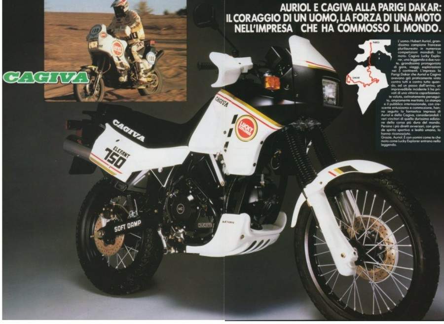 Мотоцикл Cagiva Elefant 750 1987 фото