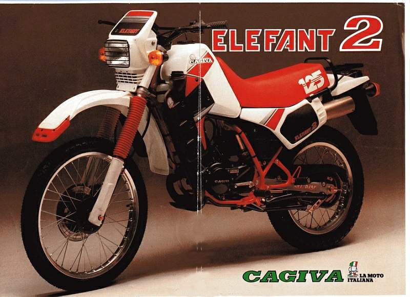 Мотоцикл Cagiva Elefant II 125 1985