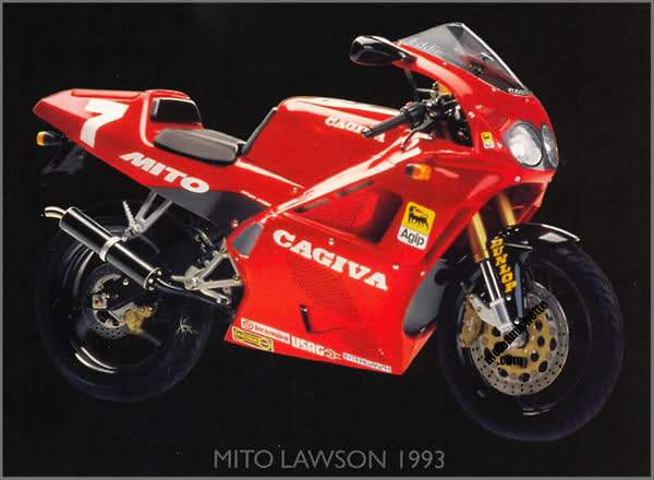 Мотоцикл Cagiva Mito II Lawson Replica 1993