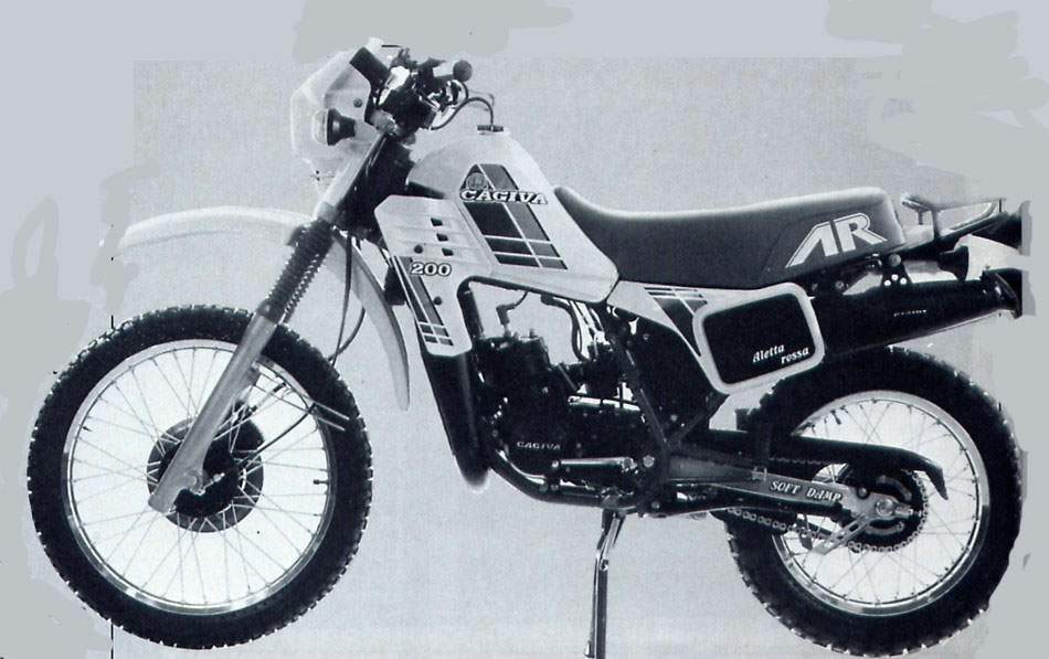 Мотоцикл Cagiva SXT 350 Ala Rossa 1983