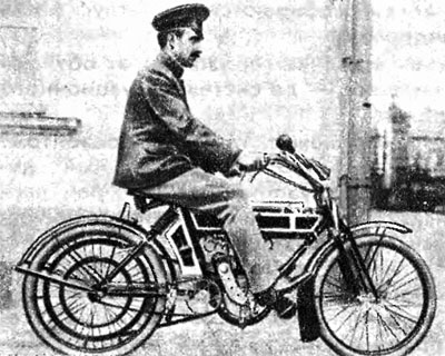 Мой первый мотоцикл — НСУ 1911 года с мотором в 2,5 л. с.