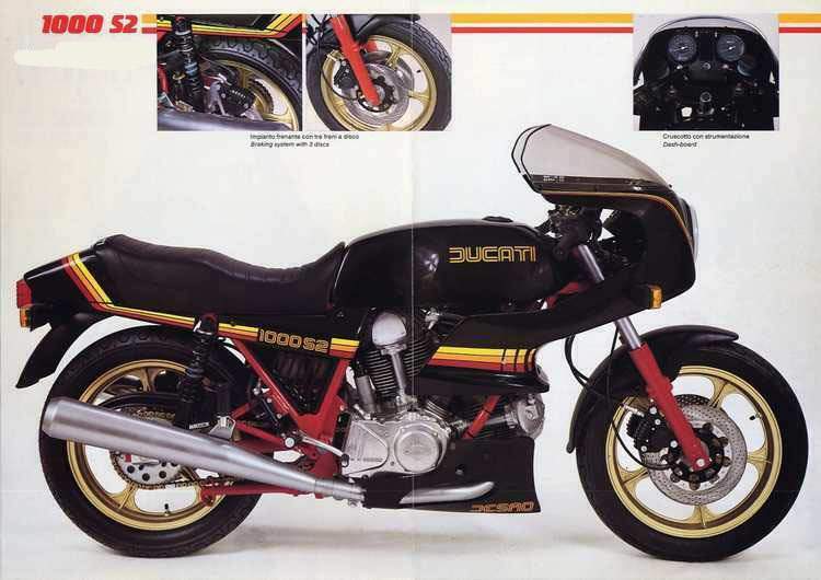 Мотоцикл Ducati 1000S2 1984