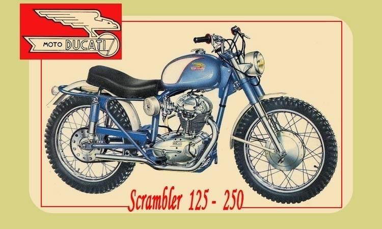 Мотоцикл Ducati 125 Scrambler 1962