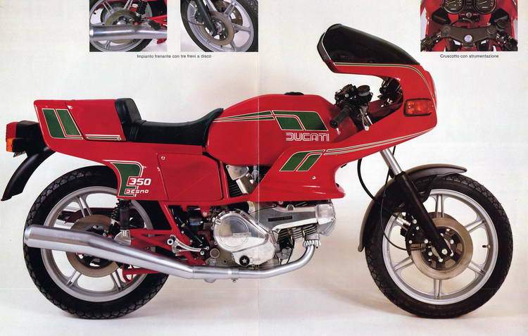 Мотоцикл Ducati 350SL Pantah 1983