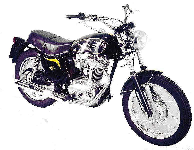 Мотоцикл Ducati 450 Scrambler 1973
