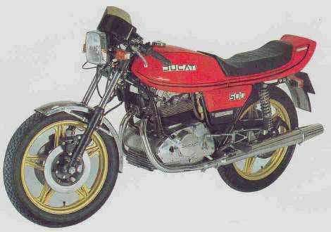 Мотоцикл Ducati 500 Desmo 1978 фото
