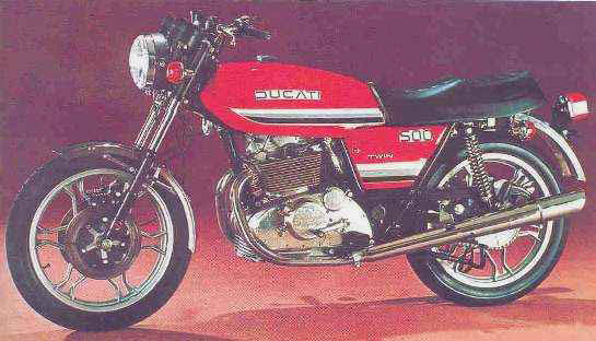 Мотоцикл Ducati 500 Twin 1976 фото