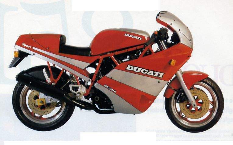 Мотоцикл Ducati 750 Sport 1989