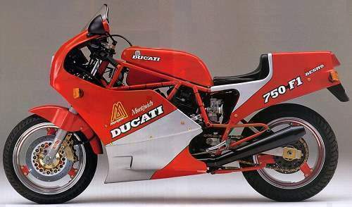 Мотоцикл Ducati 750F1 Montjuich 1986