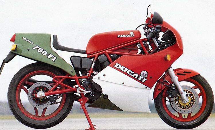 Мотоцикл Ducati 750F1 1986