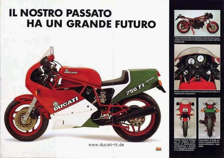 Мотоцикл Ducati 750F1 1986 фото