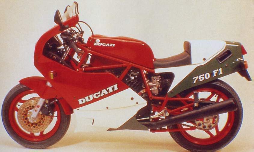 Мотоцикл Ducati 750F1 1987 фото