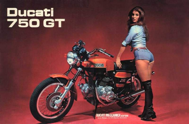 Мотоцикл Ducati 750GT 1973 фото