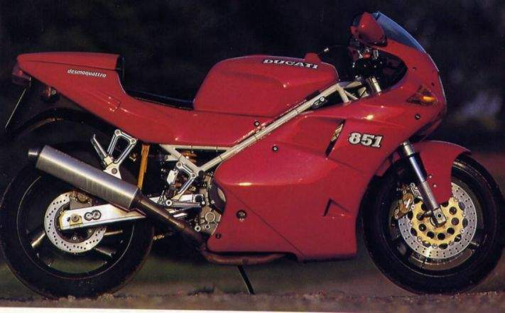 Мотоцикл Ducati 851 Strada Biposta 1992 фото