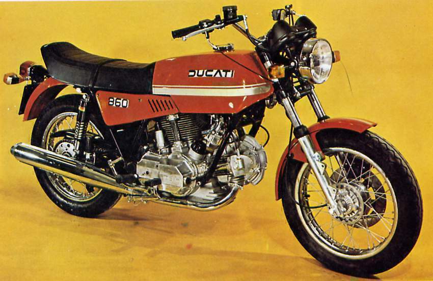 Мотоцикл Ducati 860GTE 1974