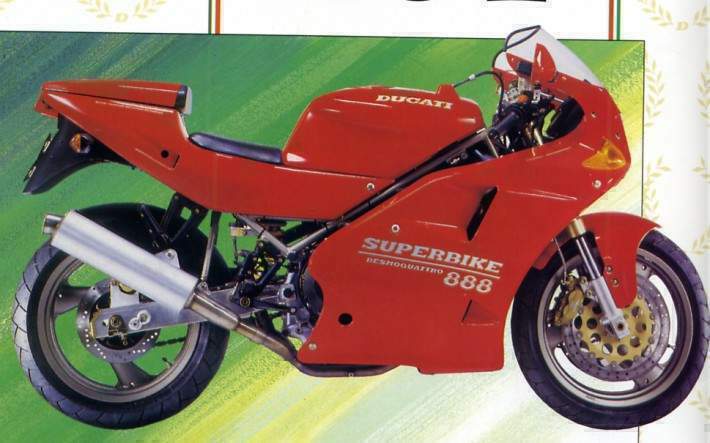 Мотоцикл Ducati 888 Biposta 1993 фото