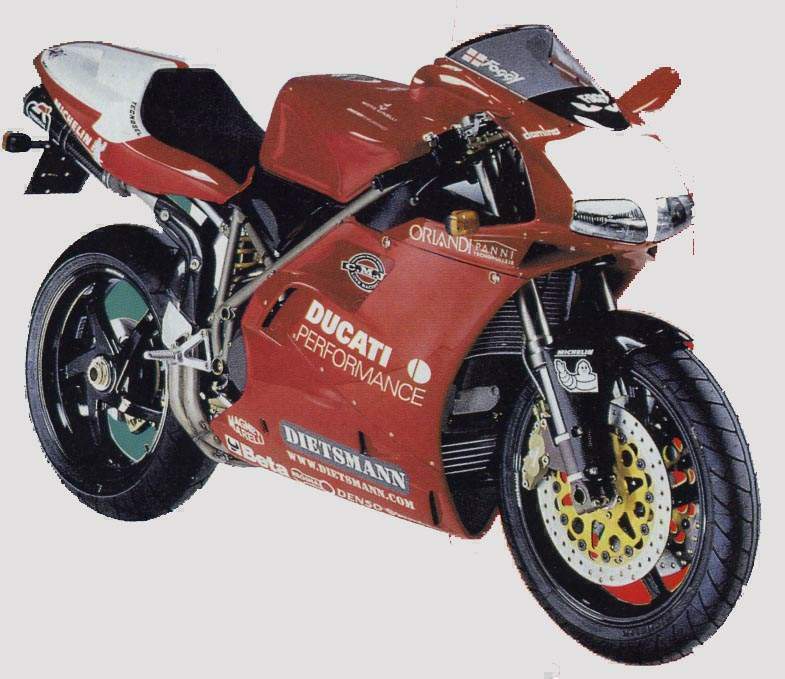 Мотоцикл Ducati 9 9 6 SPS Foggy Replica 1998
