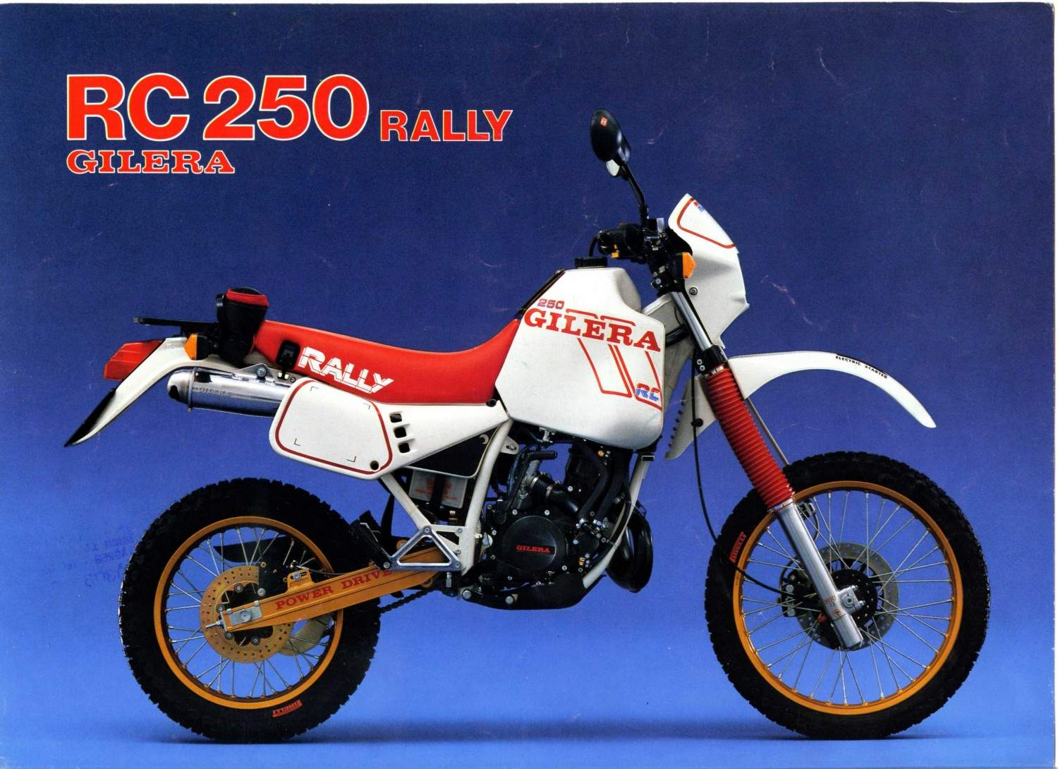 Мотоцикл Gilera RC 250 Rally 1985 фото