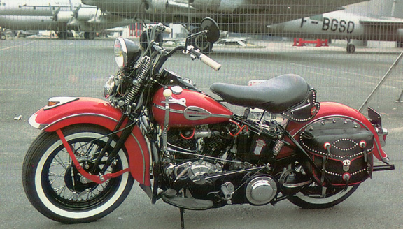 Мотоцикл Harley Davidson EL 1200 Type 74 Knucklehead 1936