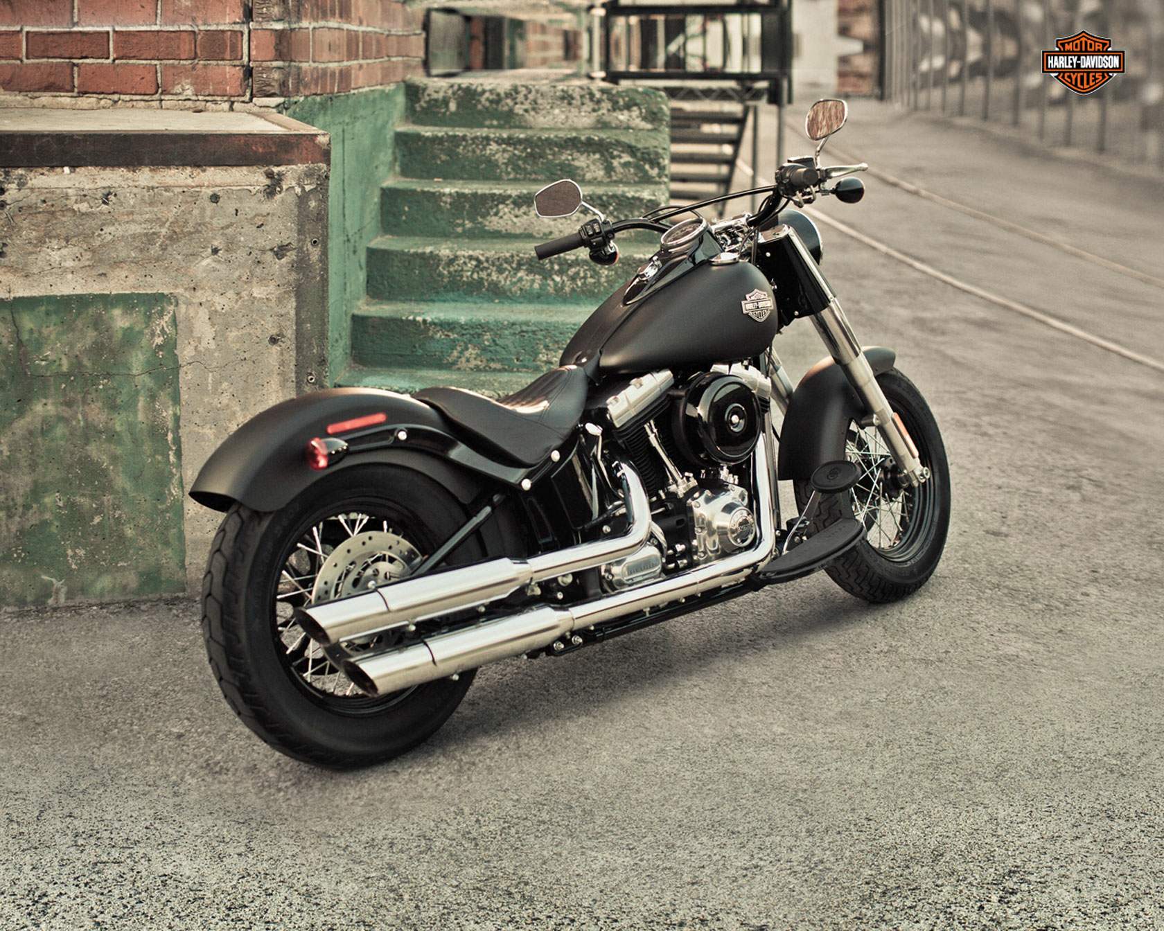 Фотография мотоцикла Harley Davidson FLS Slim 2013