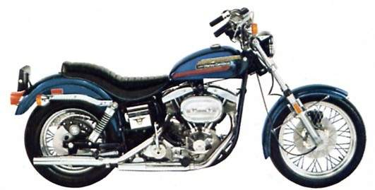 Мотоцикл Harley Davidson FX 1200 Super Glide 1974