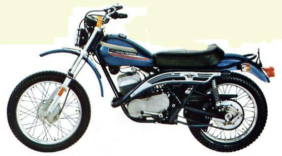 Мотоцикл Harley Davidson SX 175 1974