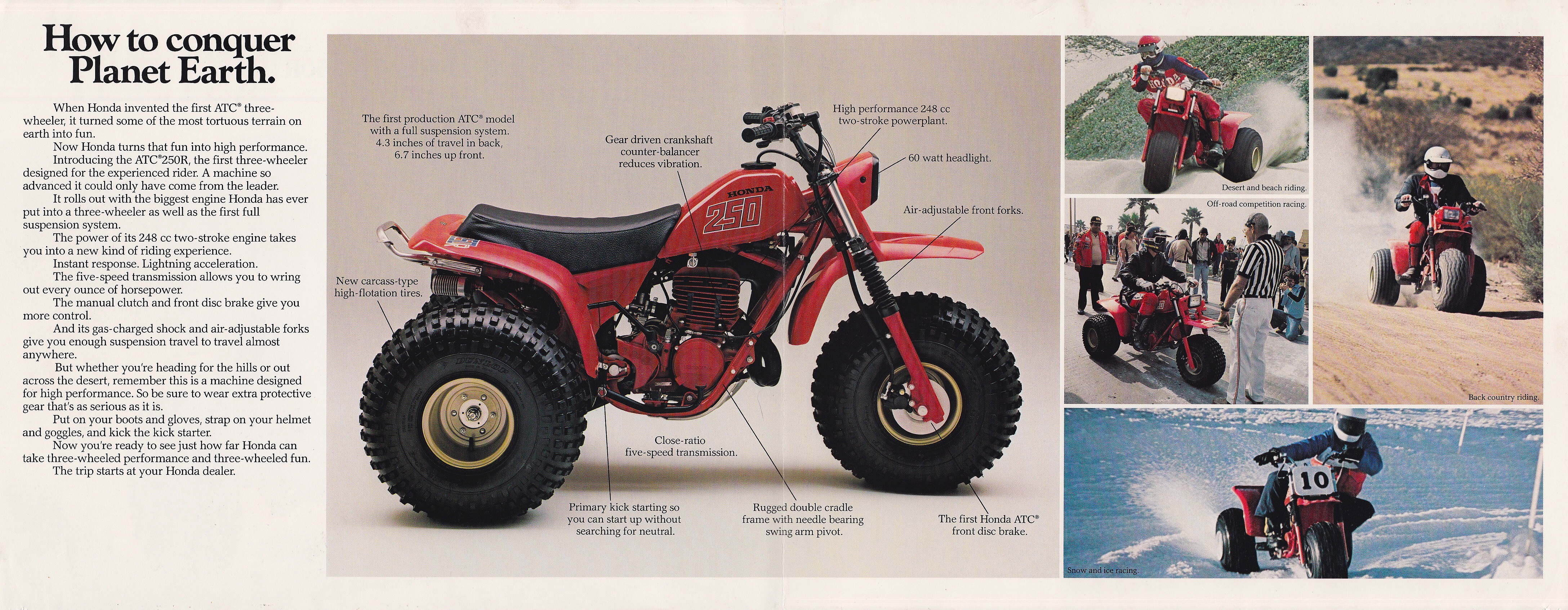 Мотоцикл Honda ATC 250 R 1981
