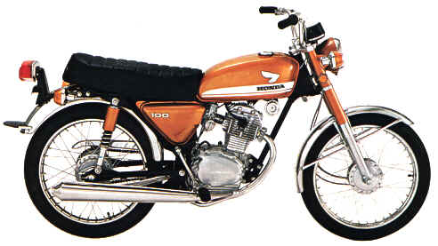 Мотоцикл Honda CB 100 1970