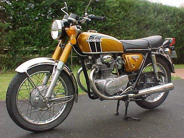 Мотоцикл Honda CB 350 Super Sport 1972 фото