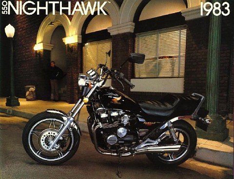 Мотоцикл Honda CB 550SC Nighthawk 1982 фото