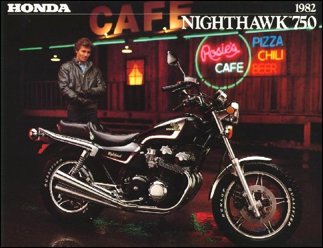 Мотоцикл Honda CB 750SC Nighthawk 1982 фото