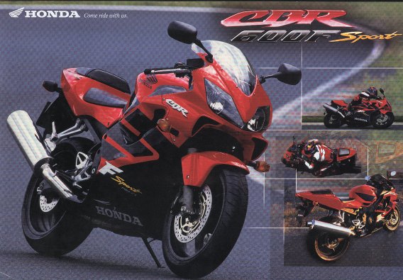 Мотоцикл Honda CBR 600F4 2000
