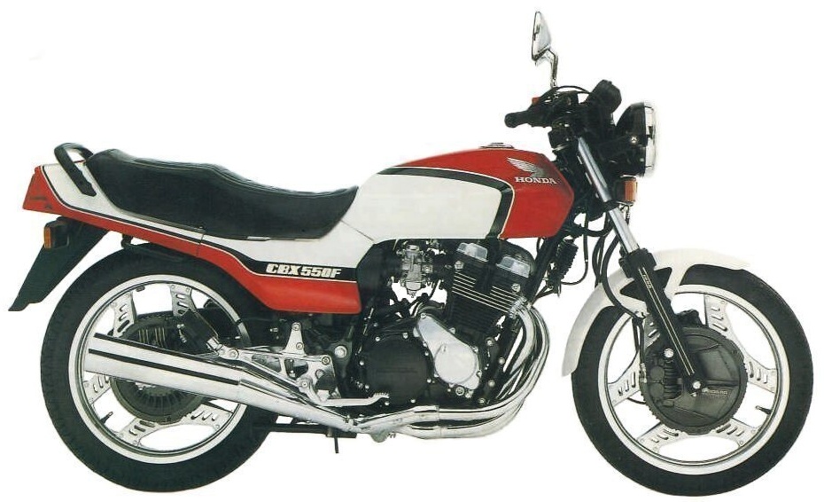Мотоцикл Honda CBX 550F 1982 Фото, Характеристики, Обзор, Сравнение на БАЗАМОТО