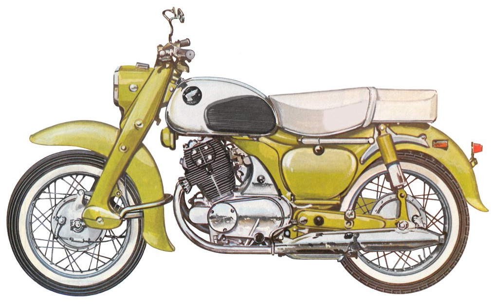 Мотоцикл Honda Dream 305 1962