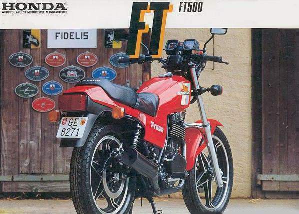 Мотоцикл Honda FT 500 Ascot 1982 фото