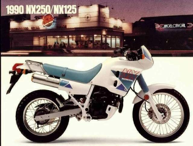 Мотоцикл Honda NX 250 Dominator 1988