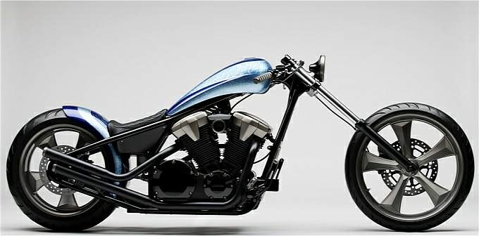 Мотоцикл Honda VT 1300 Fury Furious Hardtail Chopper Concept 2009 фото