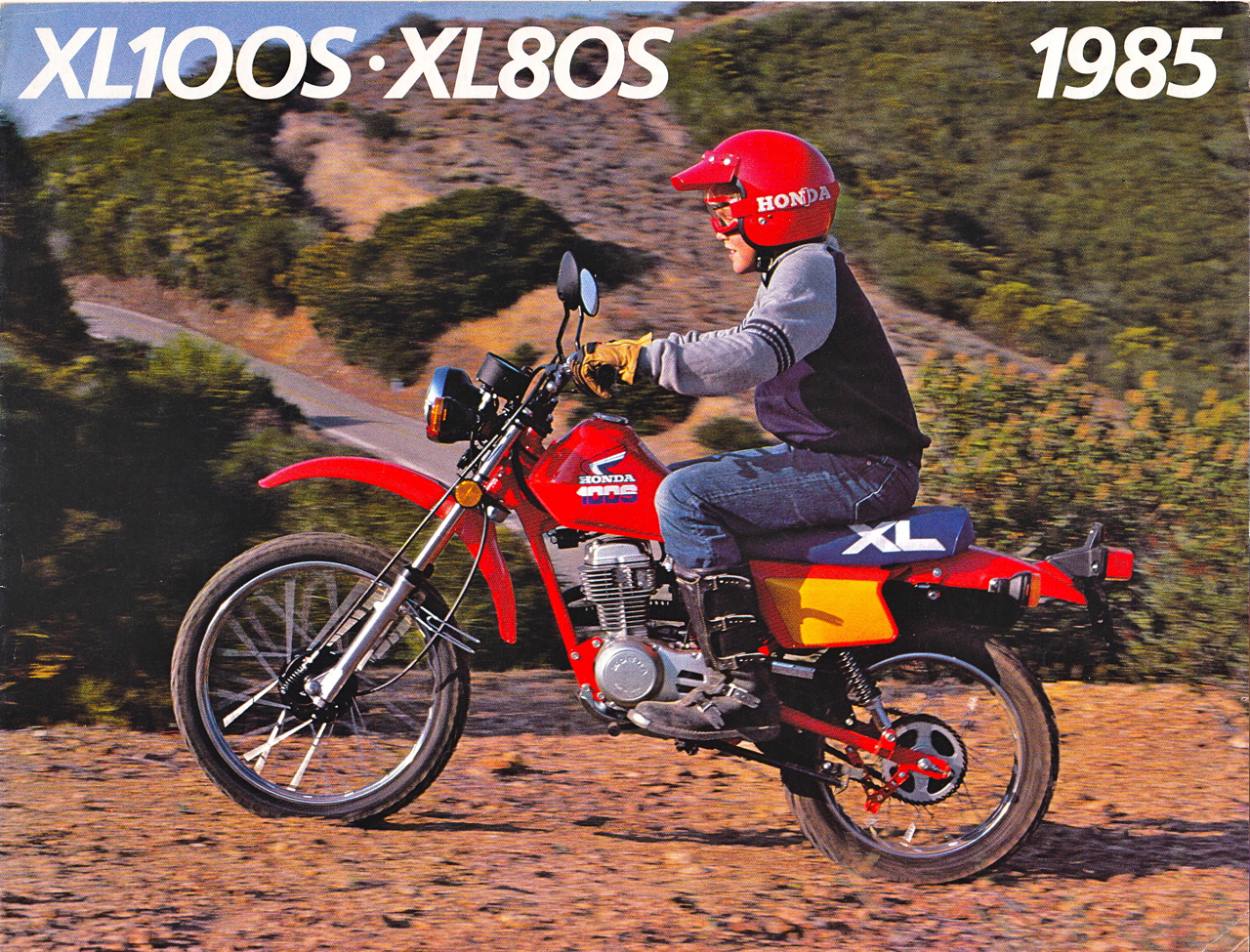 Мотоцикл Honda XL 100 S 1985